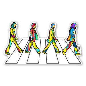 abbey road stickers