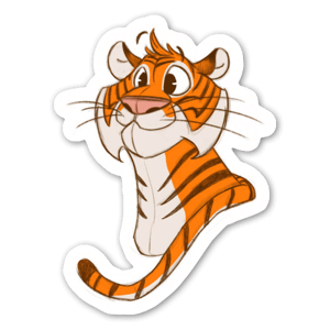  tiny tiger
Sticker "Petit Tigre" 