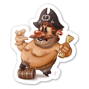 Adesivo Pirate!