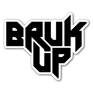 Logo per la notte Bruk Up broken beat di Birmingham, UK. Logo creato da Mitchy Bwoy.