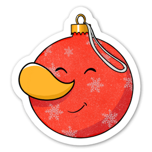 Passate un felice Natale con Flaky, la bella palla di Natale!