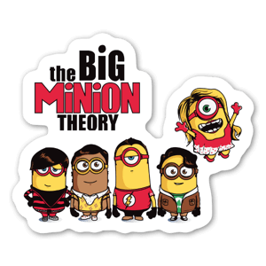 Adesivo The Big Minion Theory