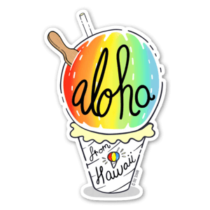 È un po 'arcobaleno, un po' aloha!