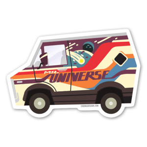 Mr Universe Van - Steven Universe Sticker 