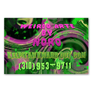 Noro Bizness Card Kreepline disegnata da Noro 2019 keepitawkward.com