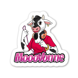 MoooVonne the Celebrity Self Help Cow - ti dirà quando è il momento di andare su Mooooooove!