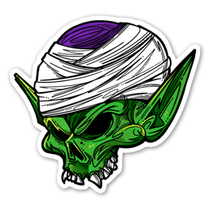 Piccolo (DragonBall Z), skull version, designed by Matt Ketmo